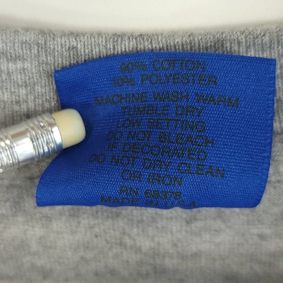 Vtg Pillsbury Dough Boy Just Bake It T-Shirt Men's L Heathered Gray 1996 USA - Picture 5 of 9